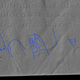 Humanoid figures doodled at the bottom of one margin.